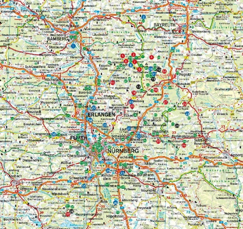 Buchcover und Innenansicht für das Buch: Erlebniswandern mit Kindern Nürnberg - Fränkische Schweiz