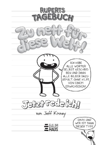 Buchcover und Innenansicht für das Buch: Diary of an Awesome Friendly Kid