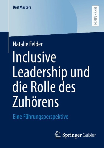 Buchcover und Innenansicht für das Buch: Inclusive Leadership und die Rolle des Zuhörens