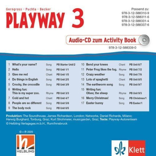 Buchcover und Innenansicht für das Buch: Playway 3. Ab Klasse 3