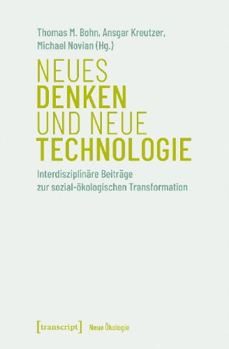 Buchcover und Innenansicht für das Buch: Neues Denken und neue Technologie