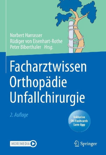 Buchcover und Innenansicht für das Buch: Facharztwissen Orthopädie Unfallchirurgie