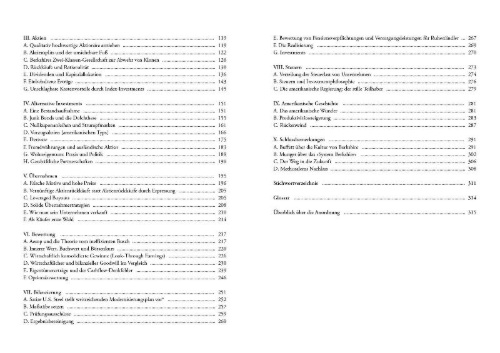 Buchcover und Innenansicht für das Buch: Die Essays von Warren Buffett