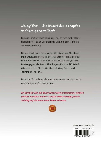 Buchcover und Innenansicht für das Buch: Thaiboxen - Profitechniken und Kampftraining