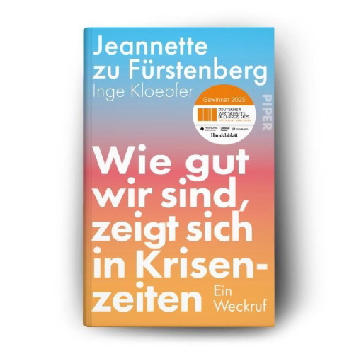 Buchcover und Innenansicht für das Buch: Wie gut wir sind, zeigt sich in Krisenzeiten