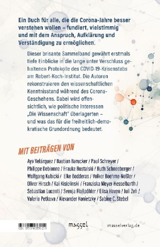 Buchcover und Innenansicht für das Buch: Vereinnahmte Wissenschaft