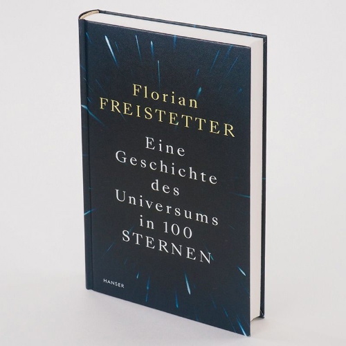 Buchcover und Innenansicht für das Buch: Eine Geschichte des Universums in 100 Sternen