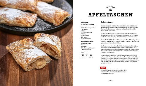 Buchcover und Innenansicht für das Buch: Grillen wie ein Bär XXL  | 111 Rezepte für Grill und Dutch Oven