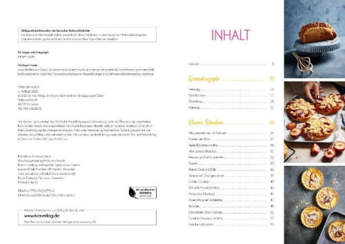 Buchcover und Innenansicht für das Buch: Das Airfryer-Backbuch