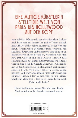 Buchcover und Innenansicht für das Buch: Die Modemacherin von Paris - Mit ihren Kleidern verzauberte Elsa Schiaparelli die Menschen. Für ihr Glück und ihr Kind musste sie kämpfen. ¿