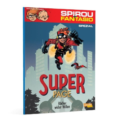Buchcover und Innenansicht für das Buch: Le Spirou par: Supergroom