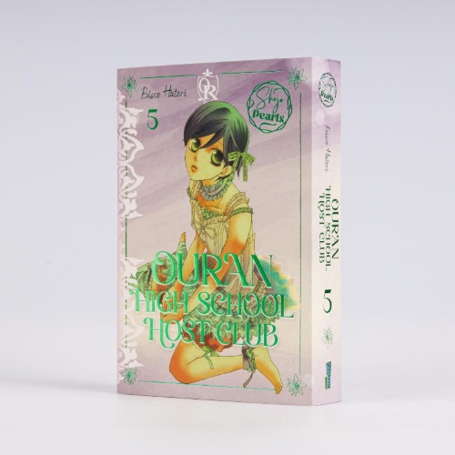 Buchcover und Innenansicht für das Buch: Ouran Koukou Host Bu