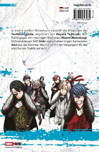 Buchcover und Innenansicht für das Buch: Togen Anki - Teufelsblut 18