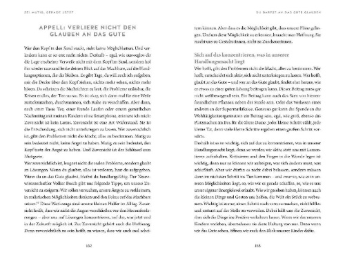 Buchcover und Innenansicht für das Buch: Sei mutig, gerade jetzt