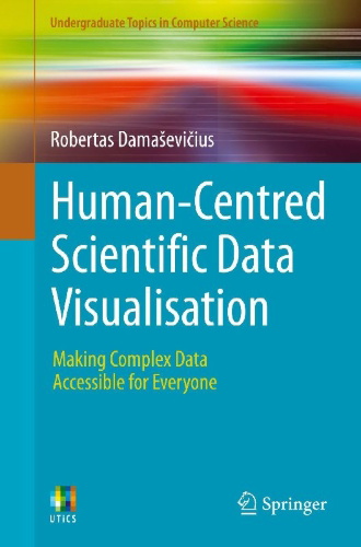 Buchcover und Innenansicht für das Buch: Human-Centred Scientific Data Visualisation