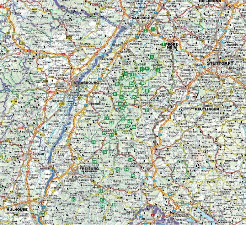 Buchcover und Innenansicht für das Buch: Wandern mit Hund Schwarzwald