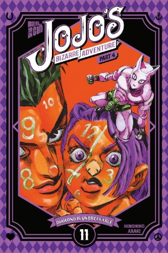 Buchcover und Innenansicht für das Buch: JoJo no Kimyou na Bouken