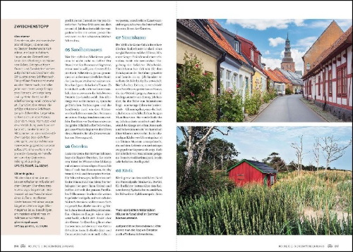 Buchcover und Innenansicht für das Buch: KUNTH Mit dem Wohnmobil durch Skandinavien