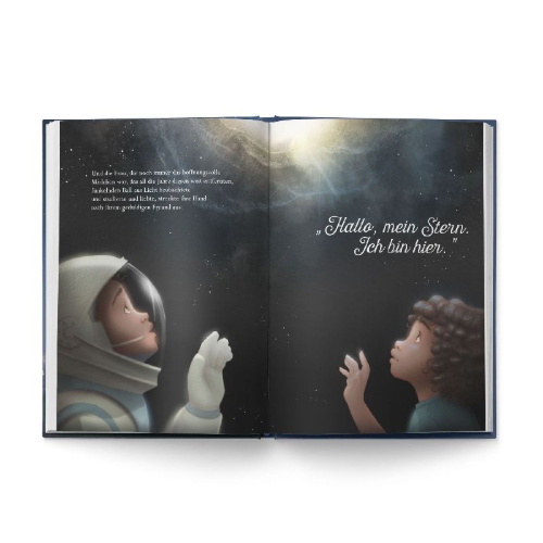 Buchcover und Innenansicht für das Buch: Hello, Star