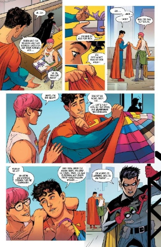 Buchcover und Innenansicht für das Buch: DC Pride: The New Generation HC, DC Pride 2022