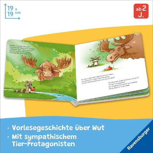 Buchcover und Innenansicht für das Buch: Wenn liebe Waschbären wütend sind