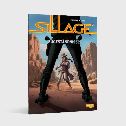 Buchcover und Innenansicht für das Buch: Sillage: Concessions