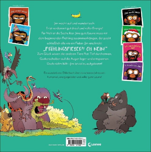 Buchcover und Innenansicht für das Buch: Grumpy Monkey Spring Fever
