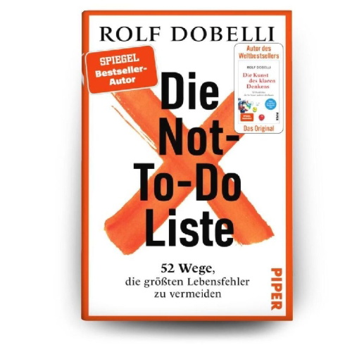 Buchcover und Innenansicht für das Buch: Die Not-To-Do-Liste