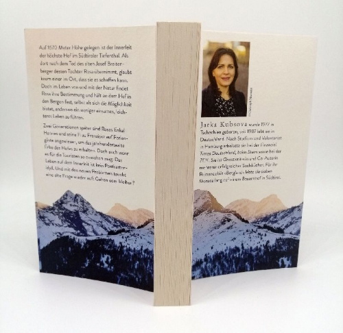 Buchcover und Innenansicht für das Buch: Bergland