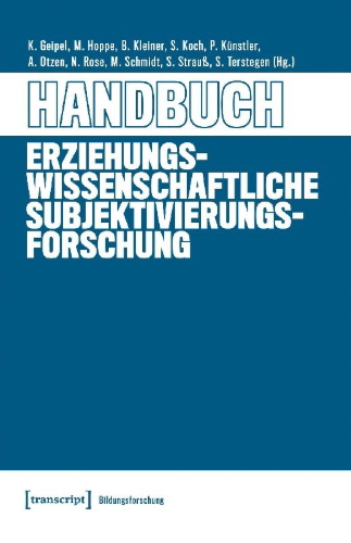 Buchcover und Innenansicht für das Buch: Handbuch Erziehungswissenschaftliche Subjektivierungsforschung