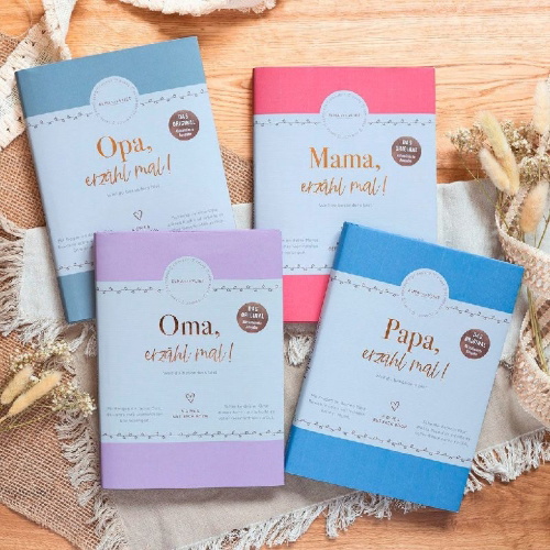 Buchcover und Innenansicht für das Buch: Papa, erzähl mal