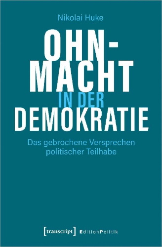 Buchcover und Innenansicht für das Buch: Ohnmacht in der Demokratie