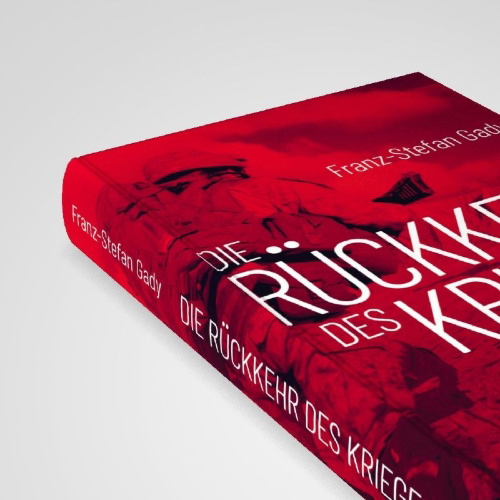 Buchcover und Innenansicht für das Buch: Die Rückkehr des Krieges