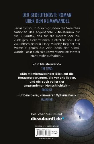 Buchcover und Innenansicht für das Buch: Ministry for the Future