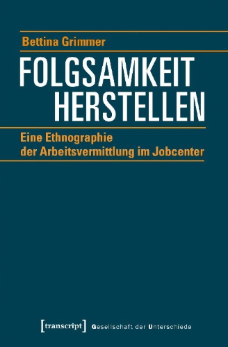 Buchcover und Innenansicht für das Buch: Folgsamkeit herstellen