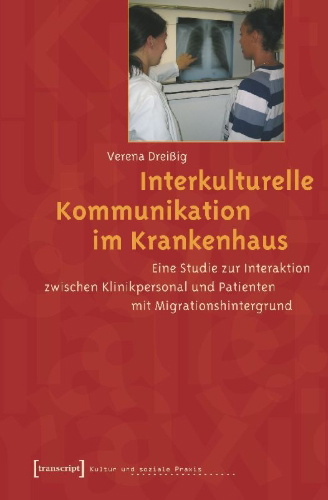 Buchcover und Innenansicht für das Buch: Interkulturelle Kommunikation im Krankenhaus
