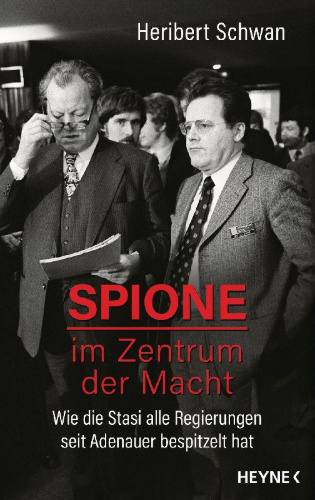 Buchcover und Innenansicht für das Buch: Spione im Zentrum der Macht