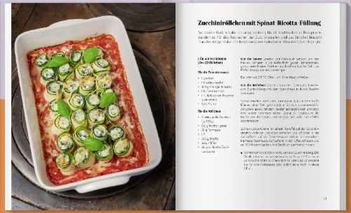 Buchcover und Innenansicht für das Buch: Zucchini