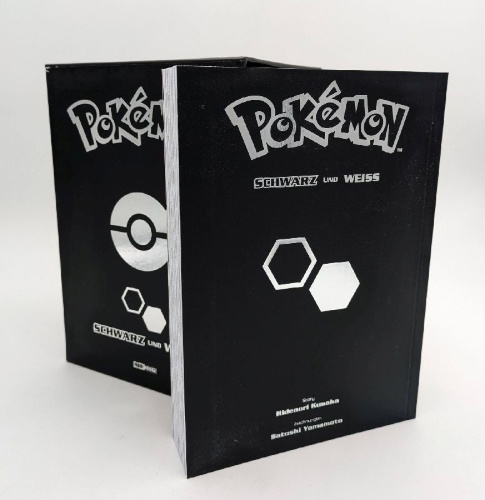 Buchcover und Innenansicht für das Buch: Pokémon Schwarz und Weiss (Schuber)