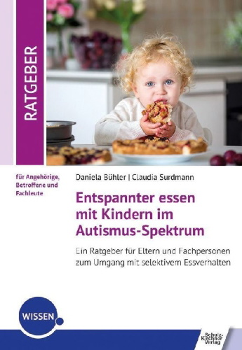 Buchcover und Innenansicht für das Buch: Entspannter essen mit Kindern im Autismus-Spektrum