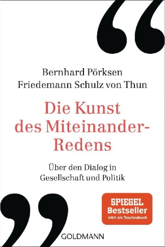Buchcover und Innenansicht für das Buch: Die Kunst des Miteinander-Redens