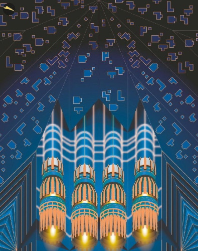 Buchcover und Innenansicht für das Buch: 100 NEON-Papierflieger zum Falten und Fliegen