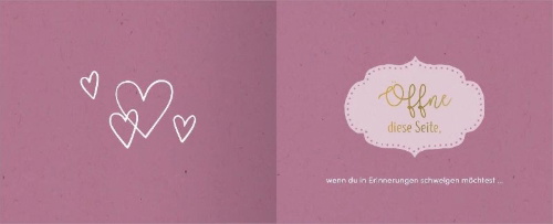 Buchcover und Innenansicht für das Buch: Alles Liebe zum Jahrestag