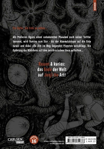 Buchcover und Innenansicht für das Buch: Jigokusei Remina