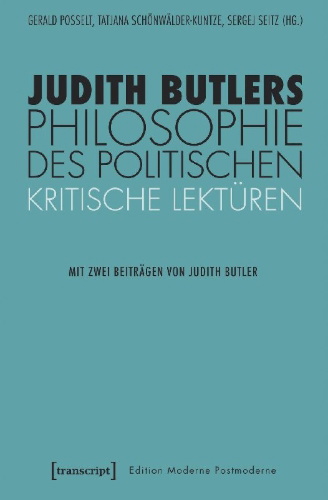 Buchcover und Innenansicht für das Buch: Judith Butlers Philosophie des Politischen