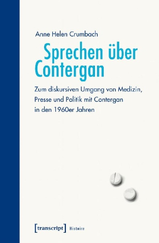 Buchcover und Innenansicht für das Buch: Sprechen über Contergan