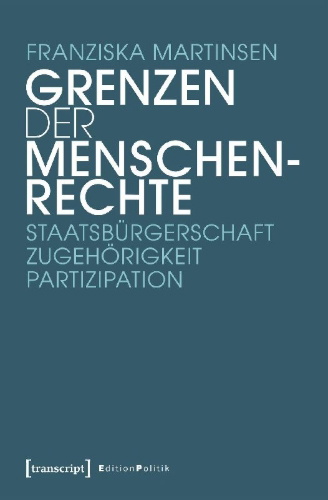 Buchcover und Innenansicht für das Buch: Grenzen der Menschenrechte