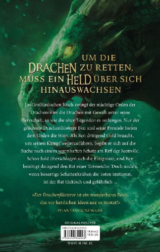 Buchcover und Innenansicht für das Buch: Der Drachenflüsterer - Das Lied der Toteneiche