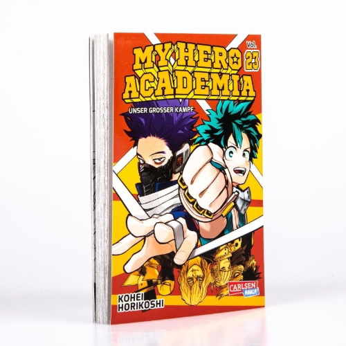 Buchcover und Innenansicht für das Buch: Boku no Hero Academia