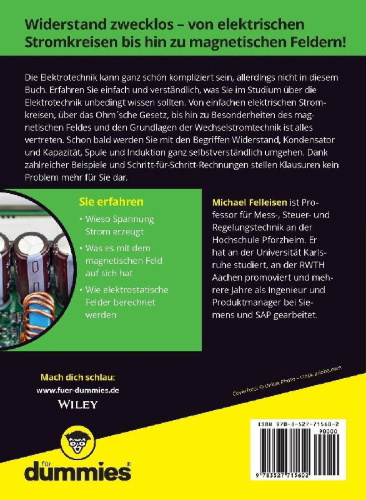 Buchcover und Innenansicht für das Buch: Elektrotechnik für Dummies